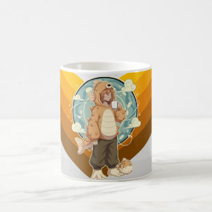 Taza De Café Calma antes de la hinchazón