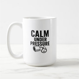 Taza De Café Calma bajo presión Mug