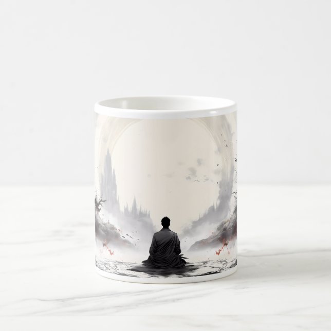 Taza De Café Calma, Meditación Y Paz (Centro)