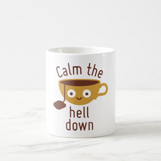 TAZA DE CAFÉ CALME EL INFIERNO ABAJO (Centro)