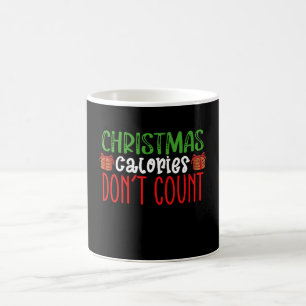 Taza De Café Calorías de navidades no cuentan familia de cookie