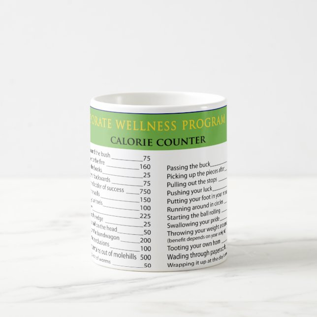 Taza De Café Calorías del trabajo (Centro)