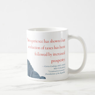 Taza De Café Calvin Coolidge Mug #7 "Prosperidad"