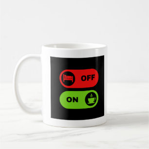 Taza De Café Cama fuera de la camiseta de café