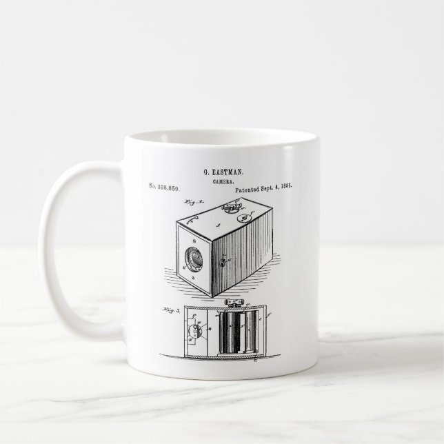 Taza De Café Cámara de caja clásica (Izquierda)