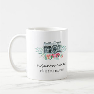 Taza De Café Cámara de color de agua vintage