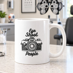 Taza De Café Cámara de Fotógrafo Oftálmico Eye Shoot People
