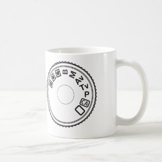 Taza De Café Cámara Dial Mode Coffee Mug