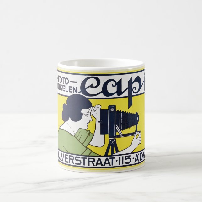 Taza De Café Cámara, fotógrafa, Van Caspel (Centro)