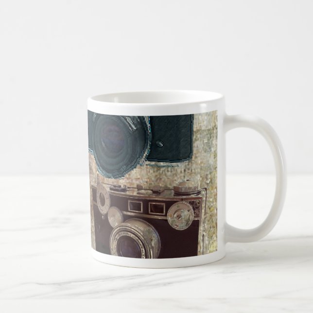 Taza De Café cámara retra apenada de la fotografía del (Derecha)
