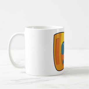 Taza De Café Cámara Retro Amarilla de Punta y Dispara de Pelícu
