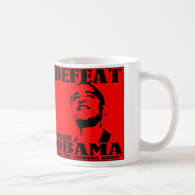 Taza De Café Camarada Obama Mug de la derrota (Derecha)