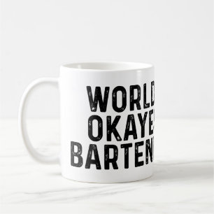 Taza De Café Camarero de Okayest del mundo