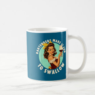 Taza De Café Camareros Hacen Divertido Tragar Camiseta