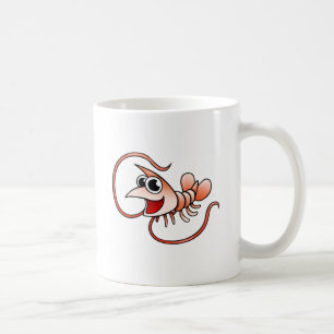 Taza De Café Camarón del dibujo animado