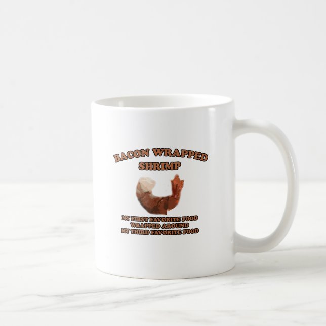 Taza De Café Camarón envuelto tocino (Derecha)