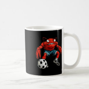 Taza De Café Camarón Fútbol_camiseta sin mangas de cangrejo de
