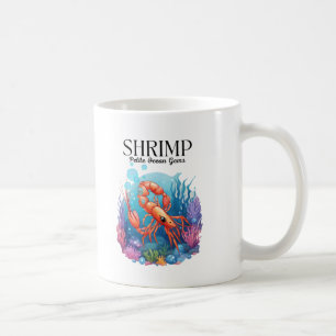 Taza De Café Camarón: Pequeñas gemas oceánicas