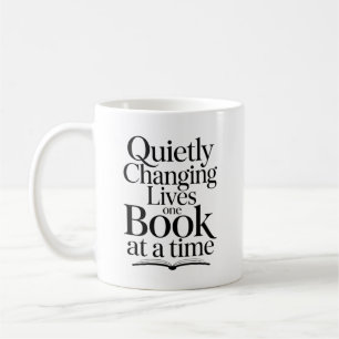 Taza De Café Cambiando vidas silenciosamente, un libro a la vez