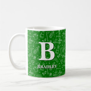 Taza De Café Cambiar el nombre inicial de adición A B C D E F G