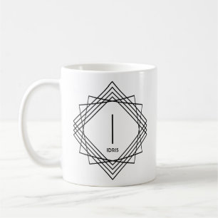 Taza De Café Cambiar el nombre inicial de adición clásico geomé