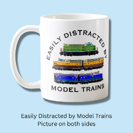 Taza De Café Cambiar el texto de trenes de modelo fácilmente di