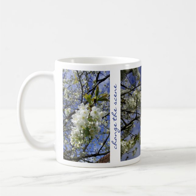 Taza De Café Cambiar la escena de citas Inspiradoras flores de  (Izquierda)