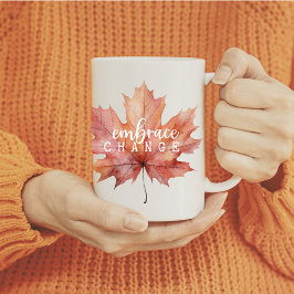Taza De Café "Cambio de Abrazo" Caple Leaf Mug