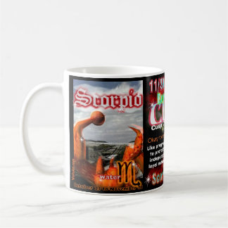 Taza De Café Cambio de signo del sagitario del escorpión