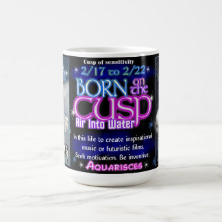 Taza De Café Cambio de signo del zodiaco de Piscis del acuario