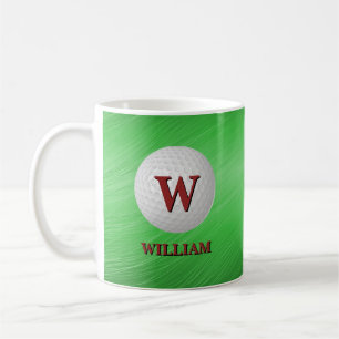 Taza De Café Cambio Inicial Agregar Nombre U V W X Y Z Pelota d