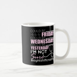 Taza De Café Cambio nocturno Cna Life - Nu Istant de Enfermería
