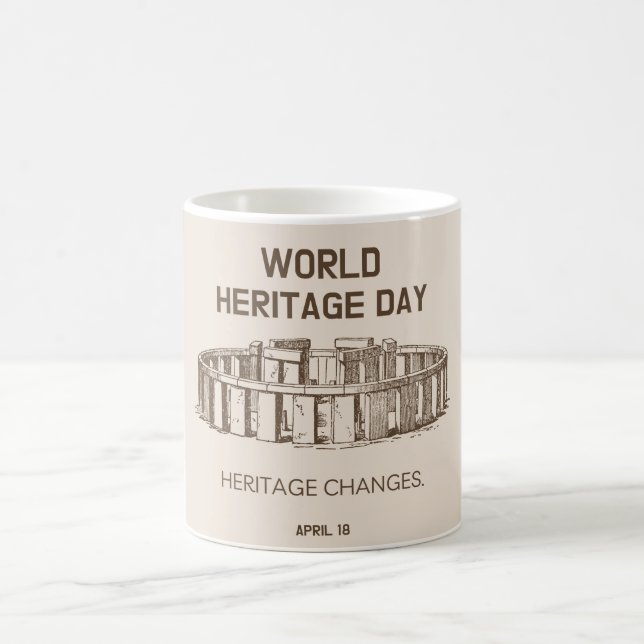 Taza De Café Cambios en el Patrimonio Mundial 2023 (Centro)