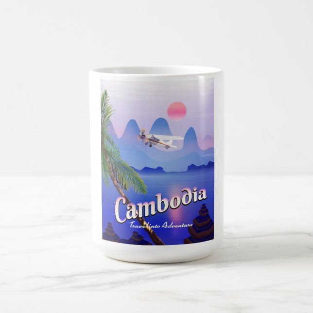 Taza De Café Camboya: 'Viaja a la aventura' (Centro)