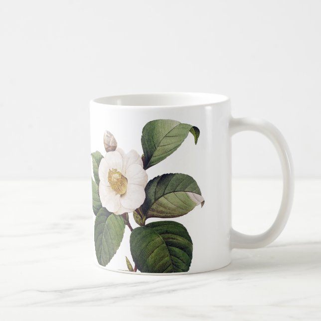Taza De Café Camelia blanca (Derecha)