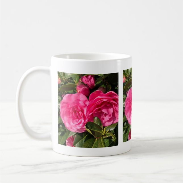 Taza De Café Camellia rosa oscuro (Izquierda)