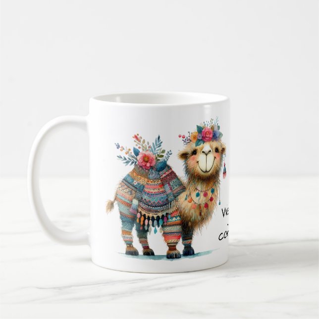 Taza De Café Camello caprichoso Miércoles Día del jorobado (Izquierda)