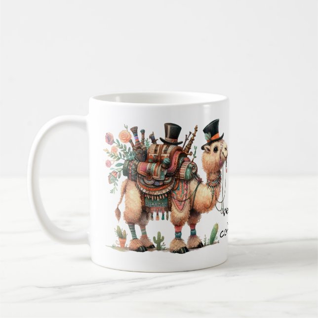 Taza De Café Camello caprichoso Miércoles Día del jorobado (Izquierda)