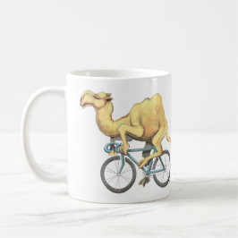 Taza De Café Camello en bicicleta