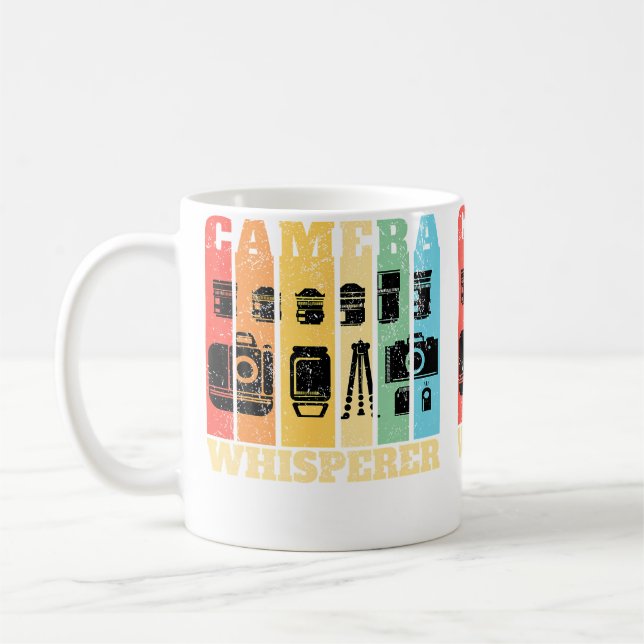 Taza De Café Camera Whisperer Photographer Photography (Izquierda)
