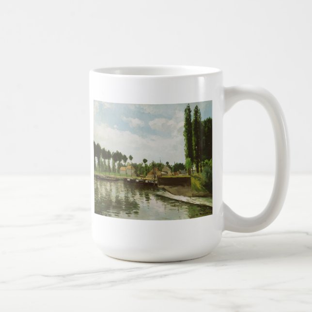 Taza De Café Camille Pissarro el | la cerradura en Pontoise (Derecha)