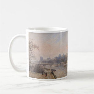 Taza De Café Camille Pissarro - El Sena y el Louvre