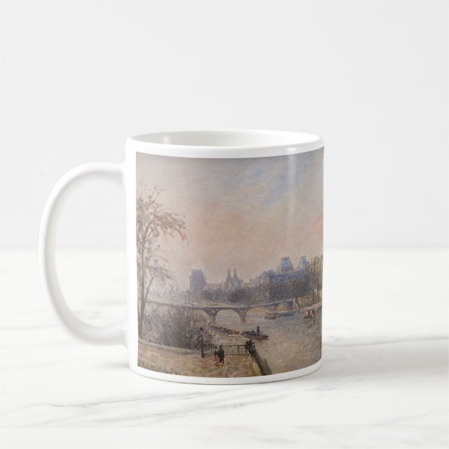 Taza De Café Camille Pissarro - El Sena y el Louvre (Izquierda)
