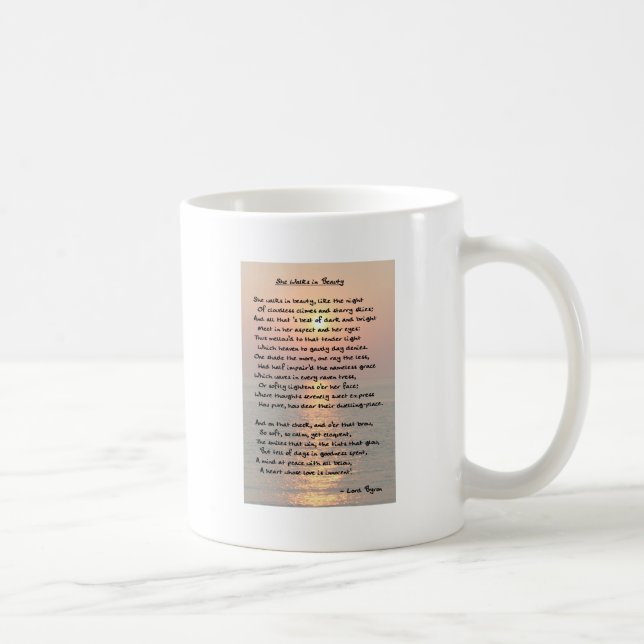 Taza De Café Camina En Belleza/Cabo May Sunset Mug I (Derecha)