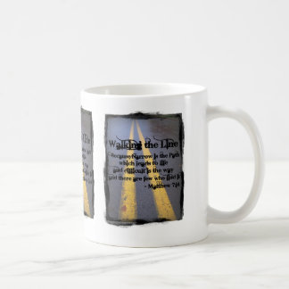 Taza De Café Camina la línea