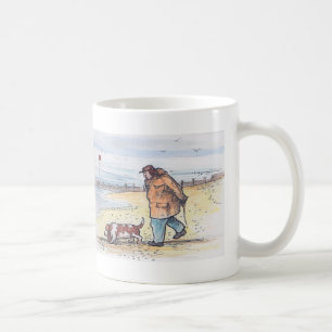 Taza De Café Caminando el perro - 02