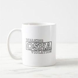 Taza De Café Caminando por la violación de Osha