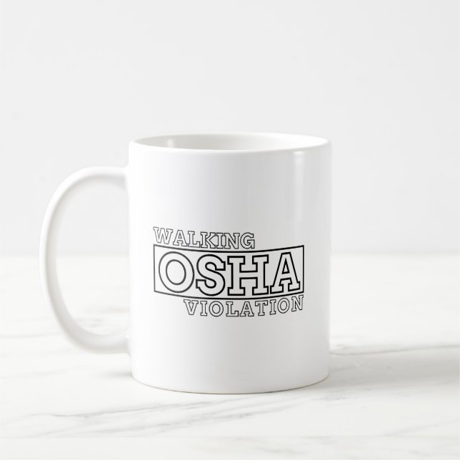 Taza De Café Caminando por la violación de Osha (Izquierda)
