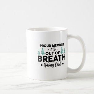 Taza De Café Caminante de Montaña Orgulloso Miembro de Senderis