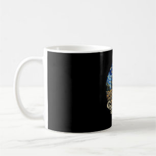 Taza De Café Caminante divertido gogh caminata noche estrellada